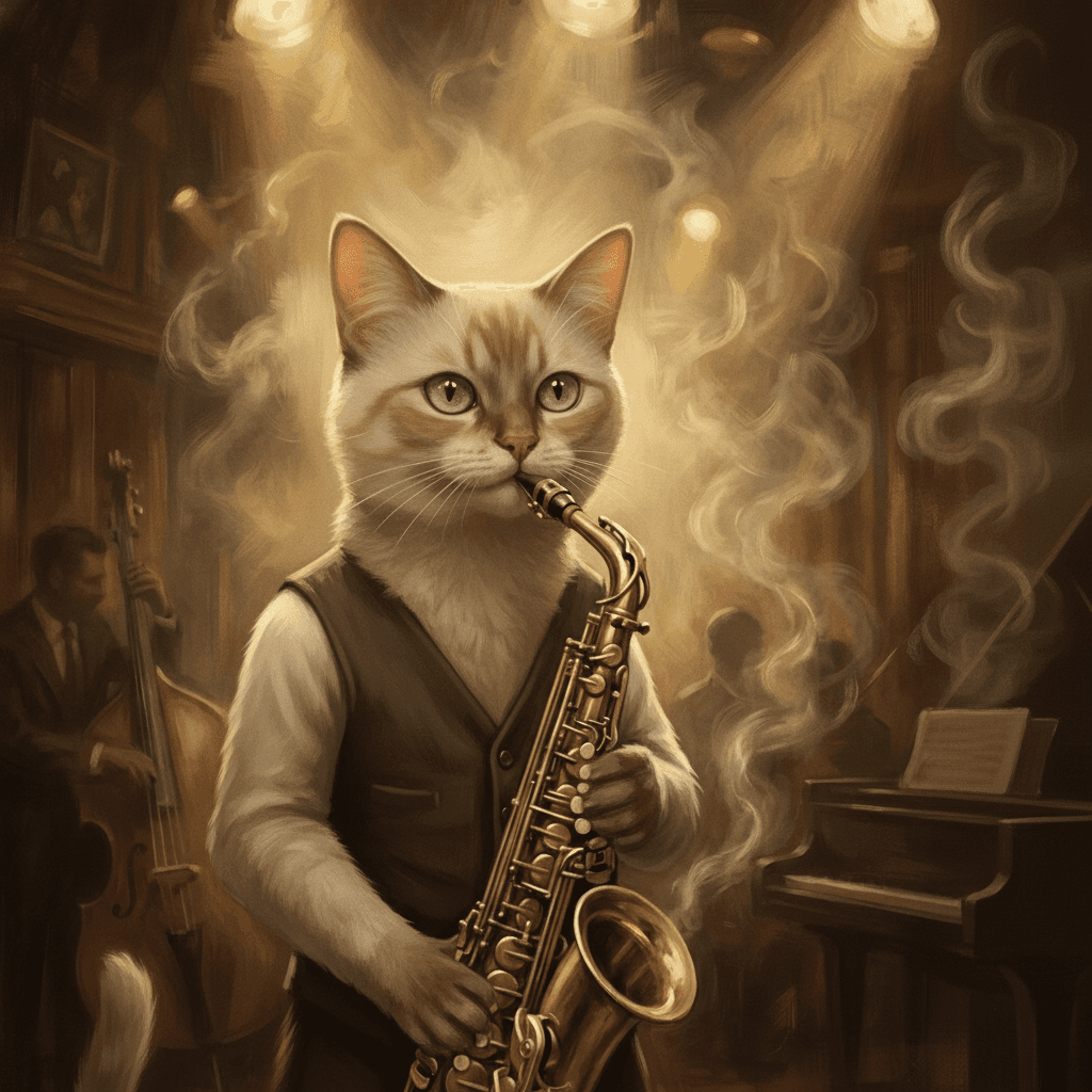 pisică Jazzman